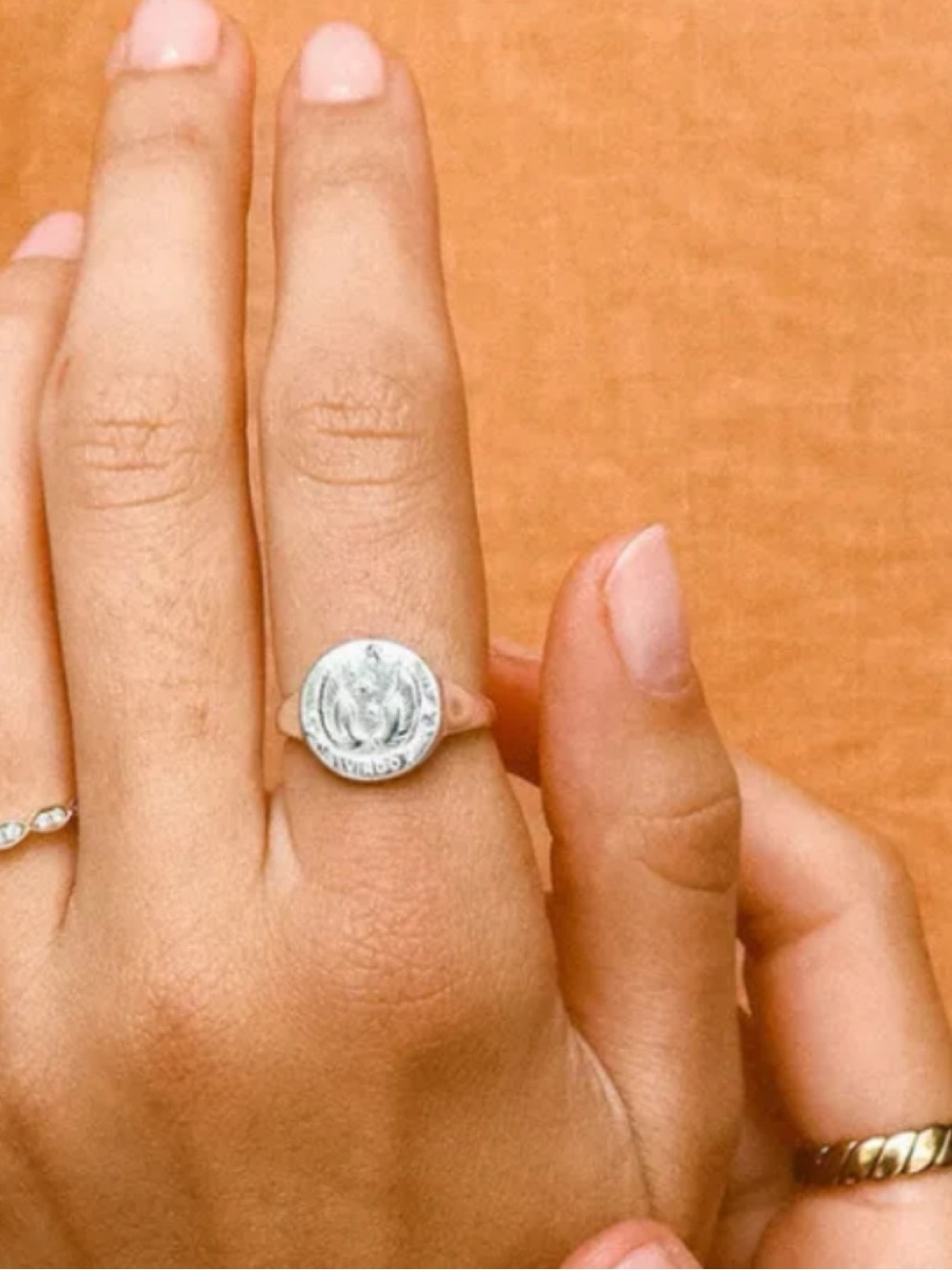 SPELL The Collective Virgo Stargazer Zodiac Ring - Sterling Silver Size 6 $229
